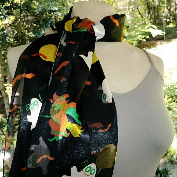 🖤 Halloween Scarf  #hundredsofscarves - Picture 1 of 3